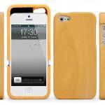 Iphone 5 Carbonized Bamboo With Bai Zhu Wood Case